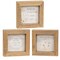 Rustic Wood Wildflower Word Frames Wall or Table Display Decorative Signs 3 Asstd.